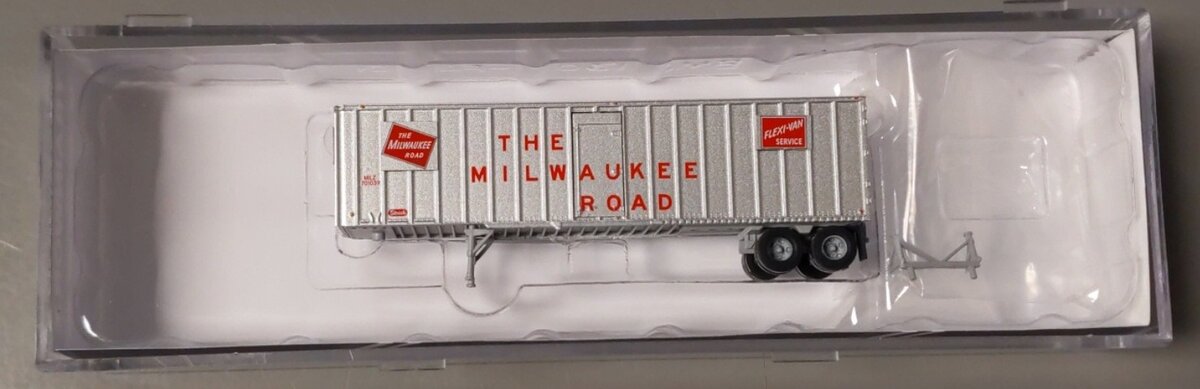 Trainworx Inc 40434-12 N Scale Milwaukee 40' Flexi-Van #701039