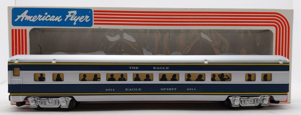 American Flyer 6-48914 S Gauge Missouri Pacific Eagle Spirit Passenger Car #8914 EX/Box