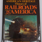 The American Heritage History Of Railroads In America Hardcover By Oliver Jensen VG
