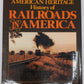 The American Heritage History Of Railroads In America Hardcover By Oliver Jensen VG