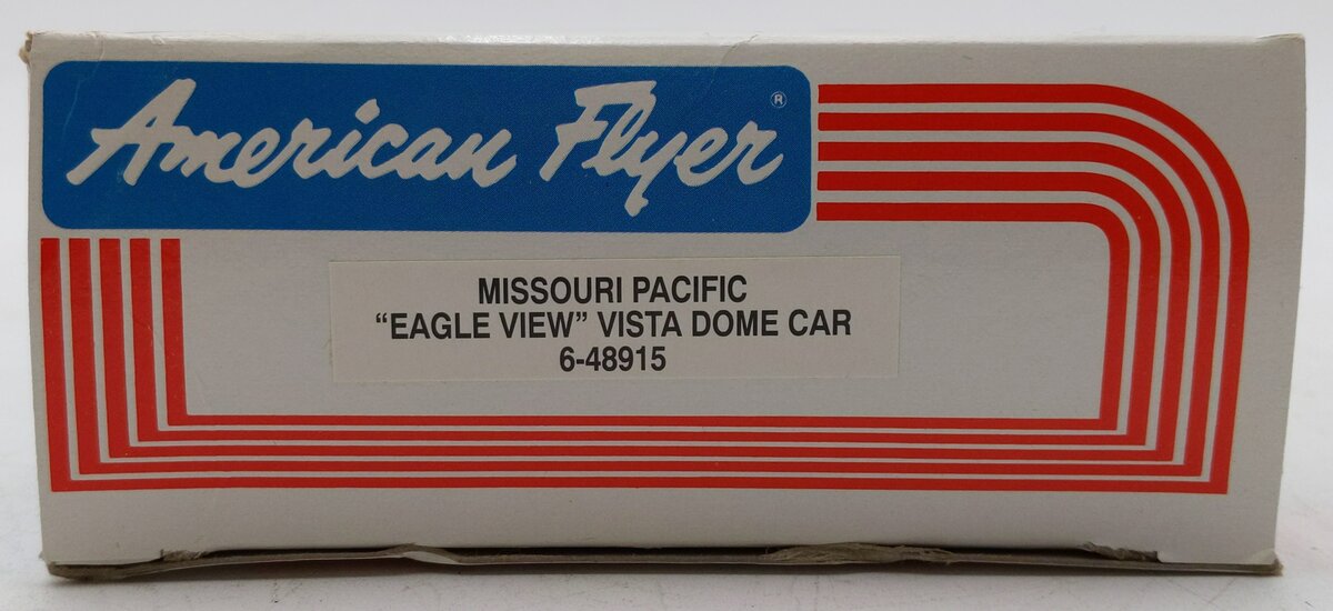 American Flyer 6-48915 S Gauge Missouri Pacific "Eagle View" Vista Dome Car EX/Box