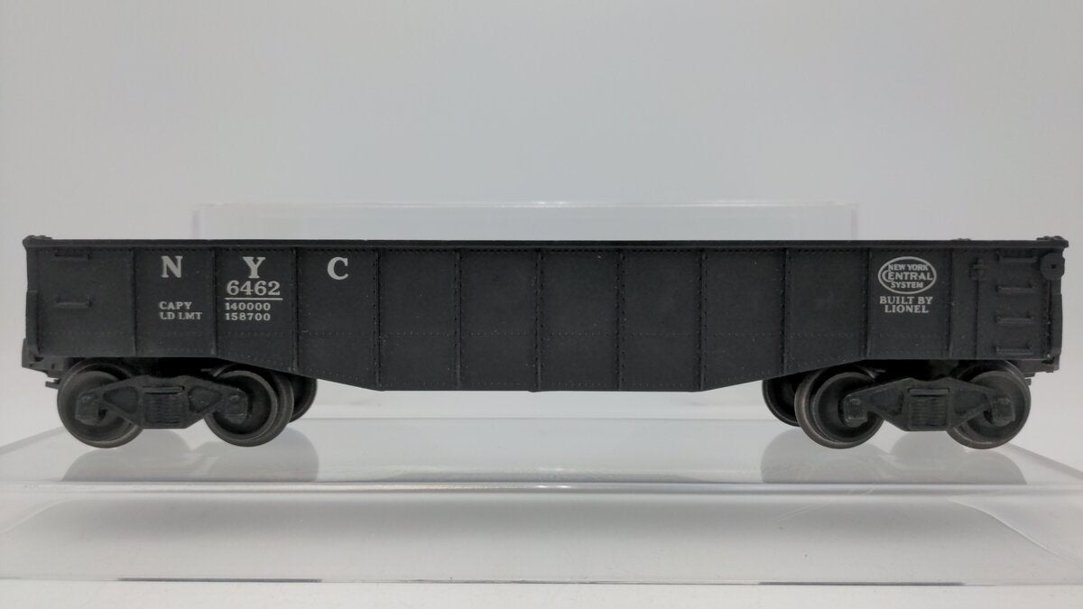 Lionel 6462 Vintage O Gauge New York Central Black Gondola w/No Load EX/Box