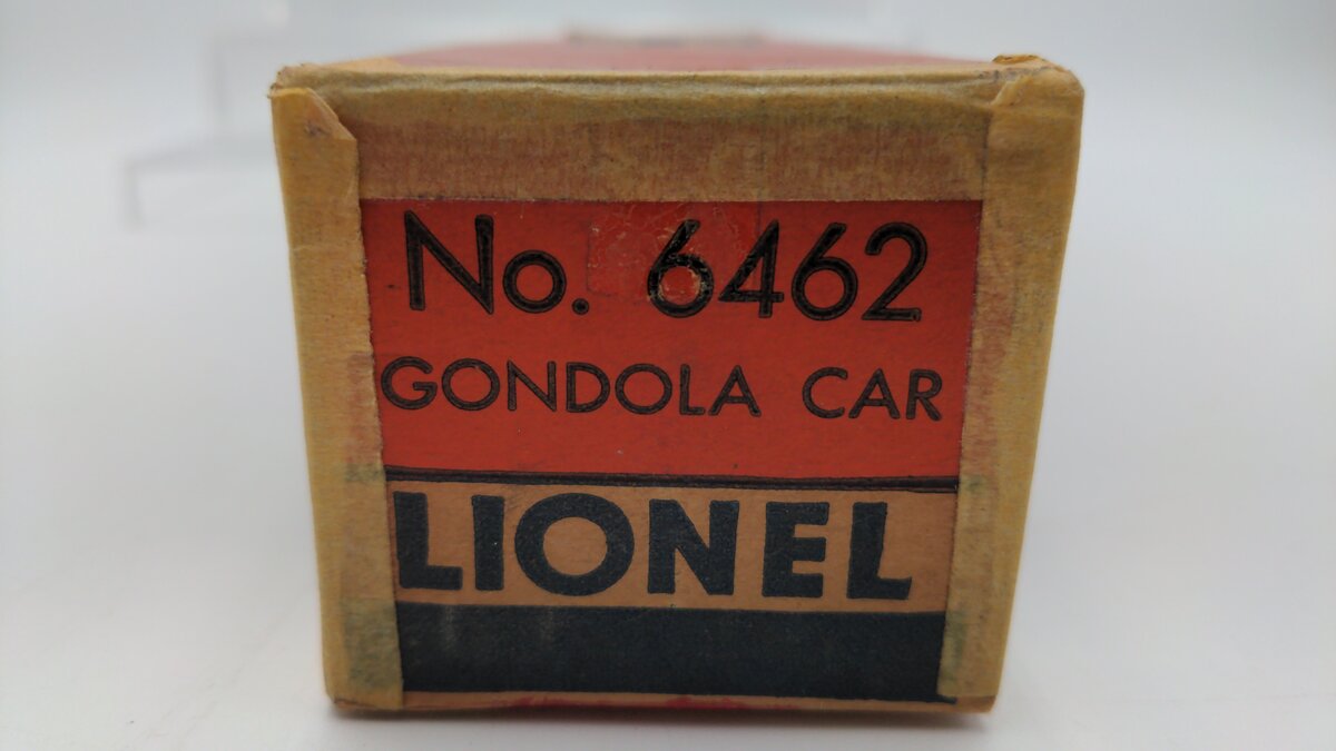 Lionel 6462 Vintage O Gauge New York Central Black Gondola w/No Load EX/Box