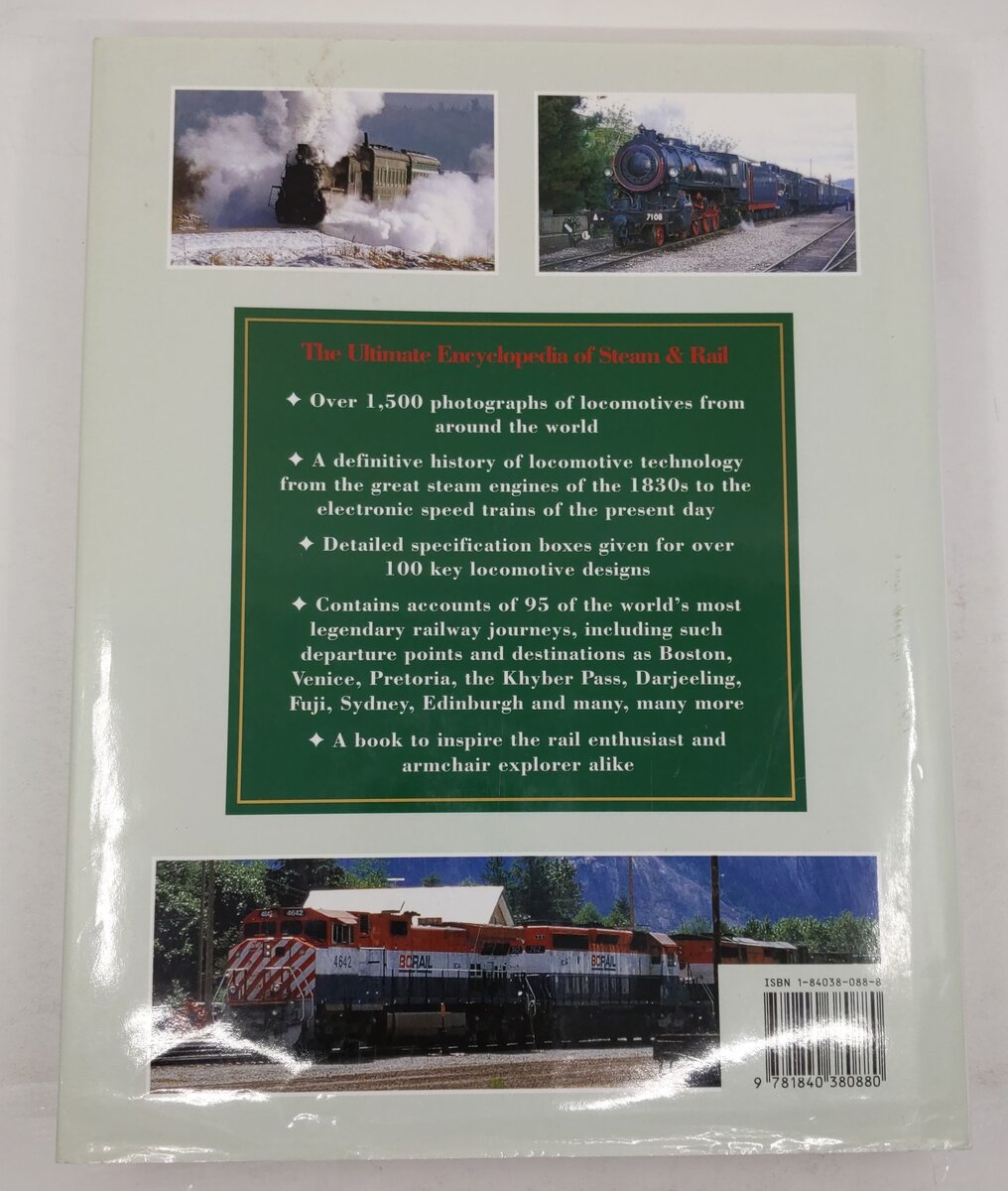 The Ultimate Encyclopedia of Steam & Rail By Colin Garratt, Max Wade-Matthews VG