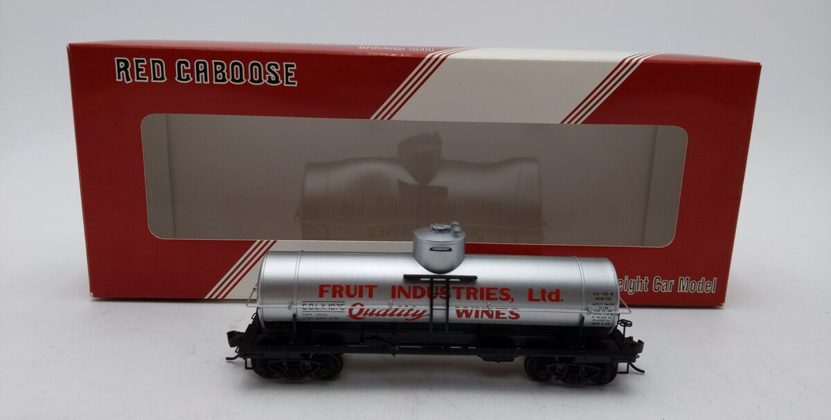 Red Caboose RR-33022-2 HO Scale Fruit Industries 103W 10K Gallon Tank Car #1073 LN/Box