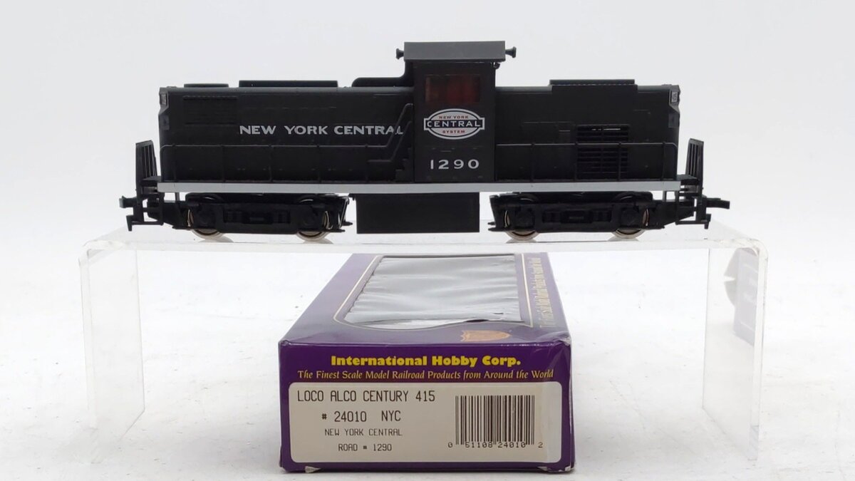 IHC 24010 HO Scale New York Central ALCO Century 415 Diesel Locomotive #1290 EX/Box