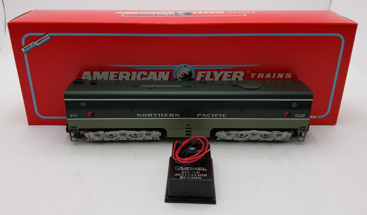 American Flyer 6-48117 S Northern Pacific PB-1 Non-Powered Diesel w/Railsounds LN/Box