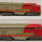 Marx 21 Vintage O Santa Fe F3 AA Diesel Locomotive & Dummy Unit Set