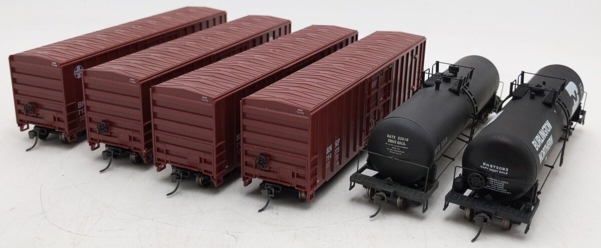 Roundhouse HO Scale Freight Cars #714270,714269,875086,713086,875083,714275 [6] EX/Box