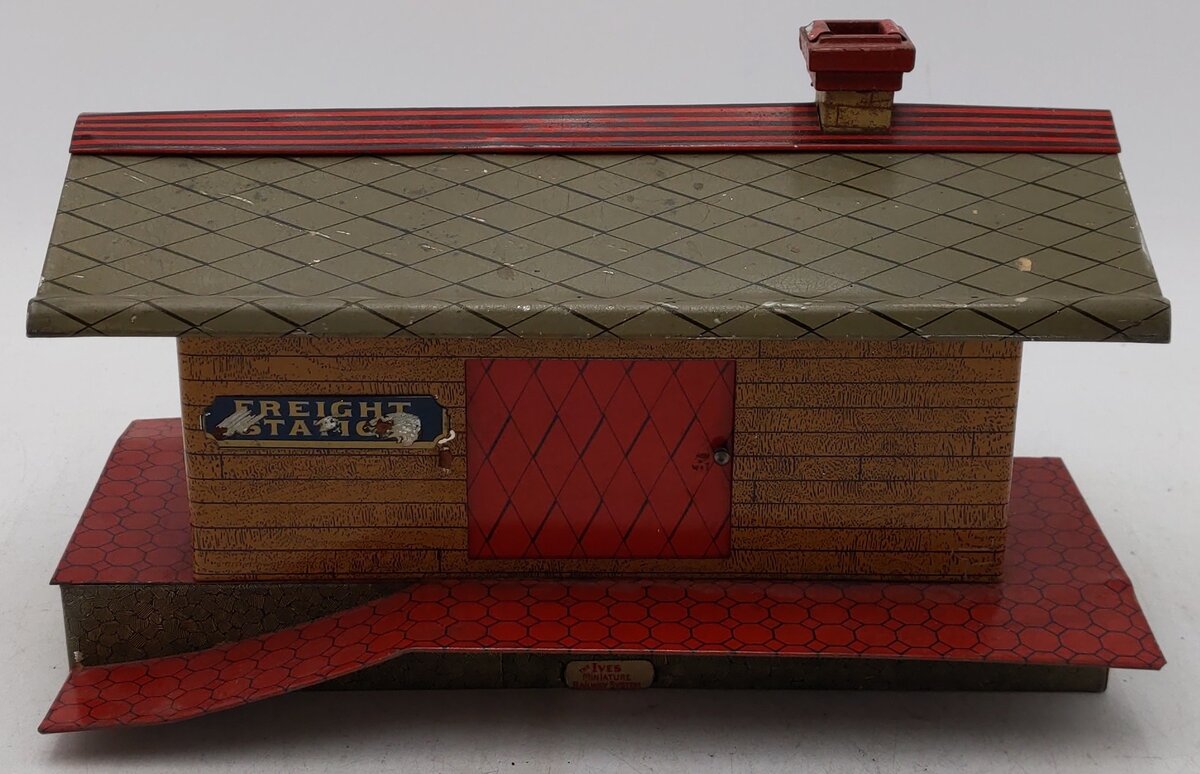 Ives Vintage O Gauge Freight Station Building VG