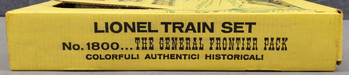 Lionel 1800 Vintage O 1862 "General" Set w/1865,1866,1877 VG/Box