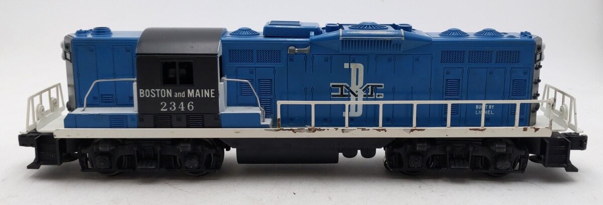 Lionel 2346 Vintage O Gauge Boston & Maine GP-9 Diesel Locomotive #2346 3-Rail VG