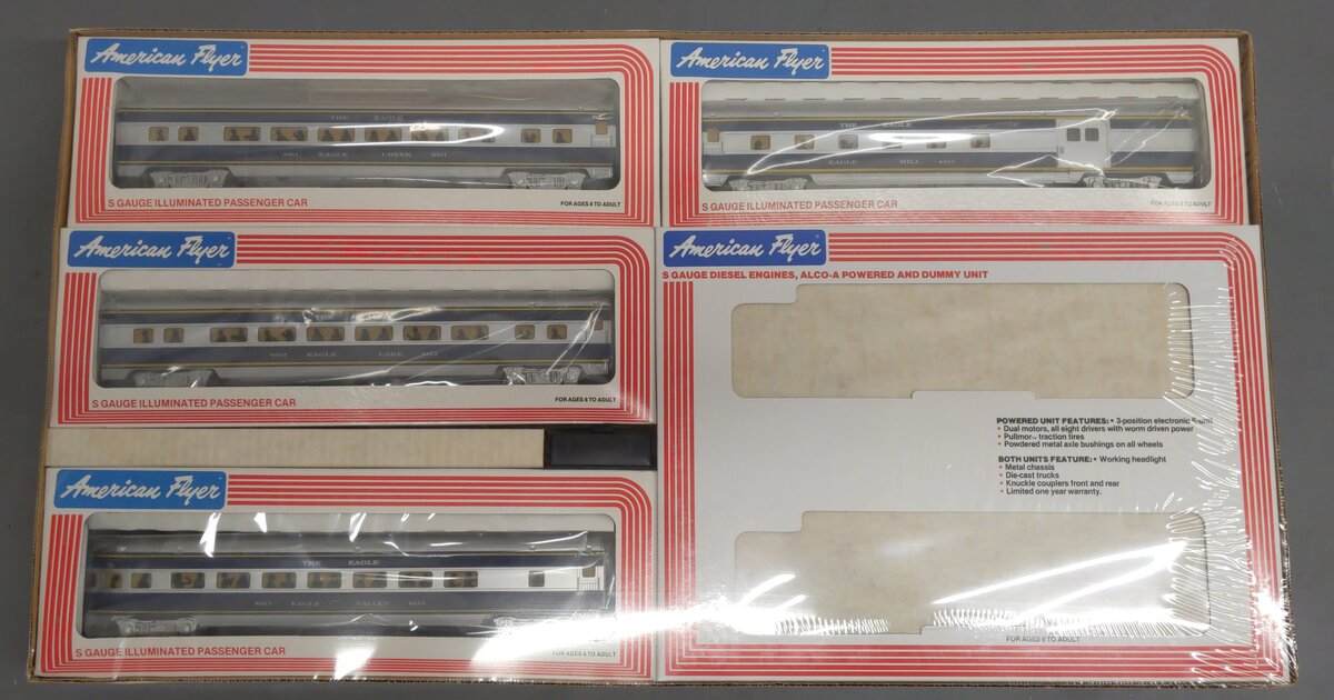 American Flyer 6-49601 S Missouri Pacific PA-1 Passenger Set MT/Box