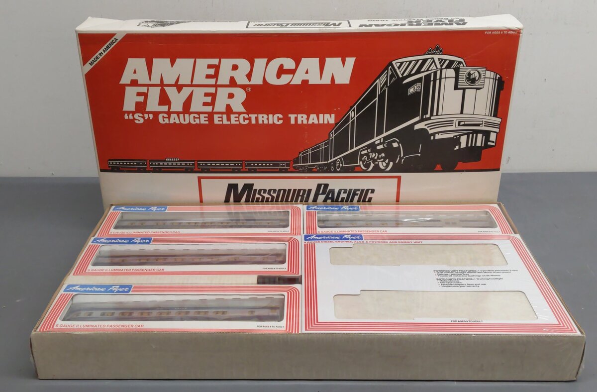American Flyer 6-49601 S Missouri Pacific PA-1 Passenger Set MT/Box