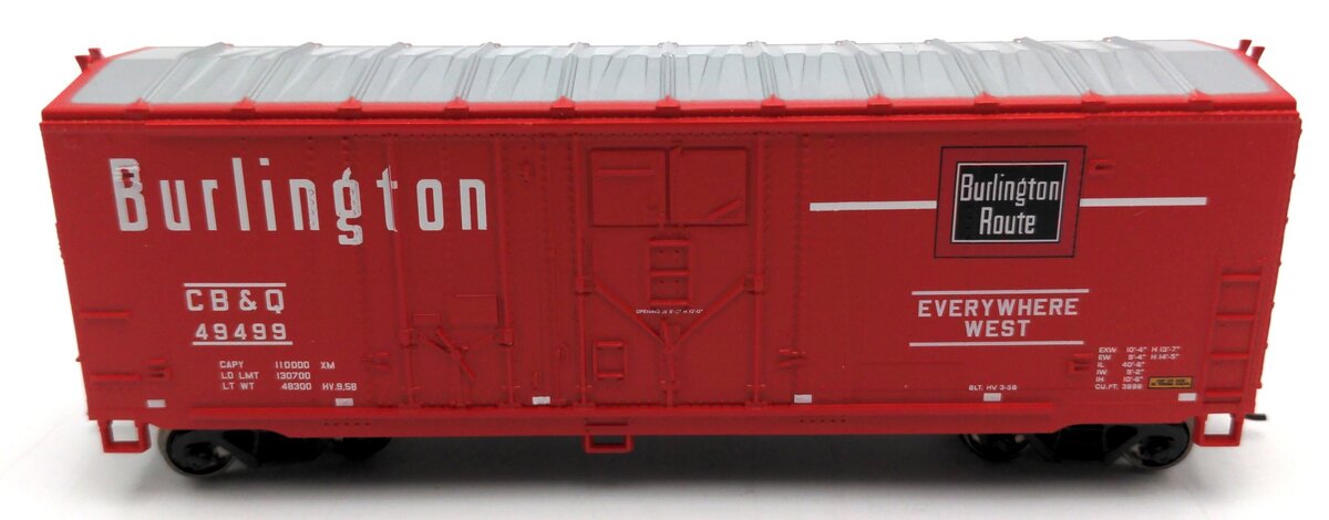 Roundhouse 1004 HO CB&Q 40' Grain Box Car #49499 LN/Box