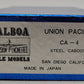 Balboa CA-4 BRASS HO Scale Union Pacific Imported Brass Caboose EX/Box