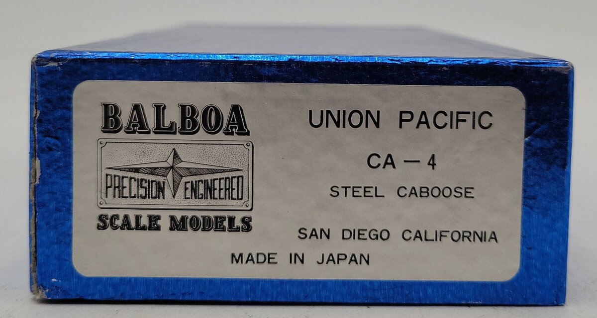 Balboa CA-4 BRASS HO Scale Union Pacific Imported Brass Caboose EX/Box
