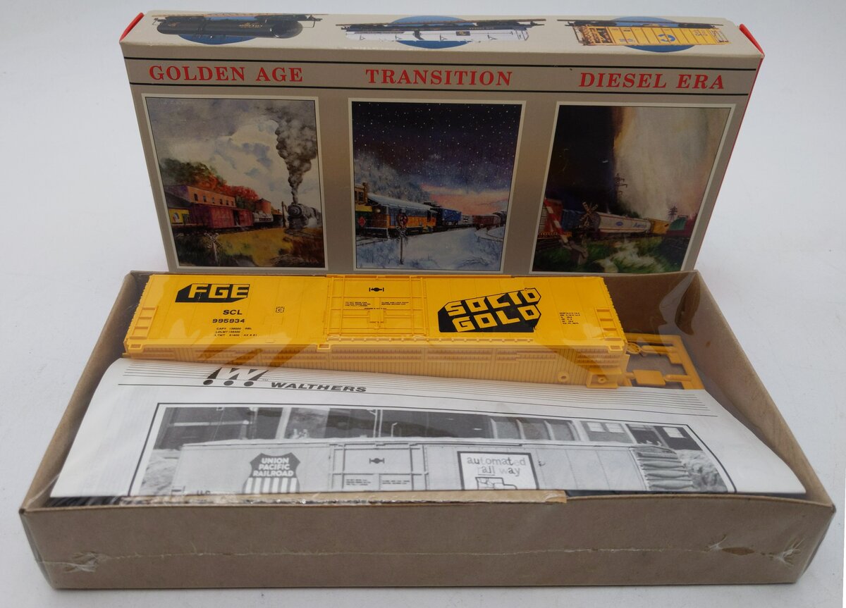 Walthers 932-4751 HO FGE-Solid Gold 50' FGE Insulated Box Car #995934 MT/Box
