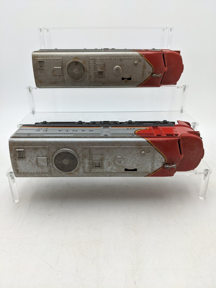 Lionel 212 Vintage O Santa Fe Alco AA Diesel Locomotive Set VG