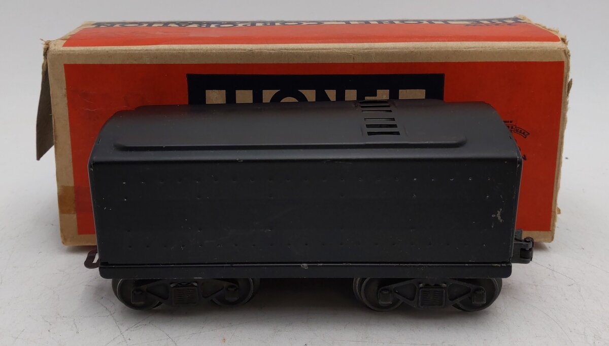 Lionel 221W Vintage O Black New York Central Tender VG/Box