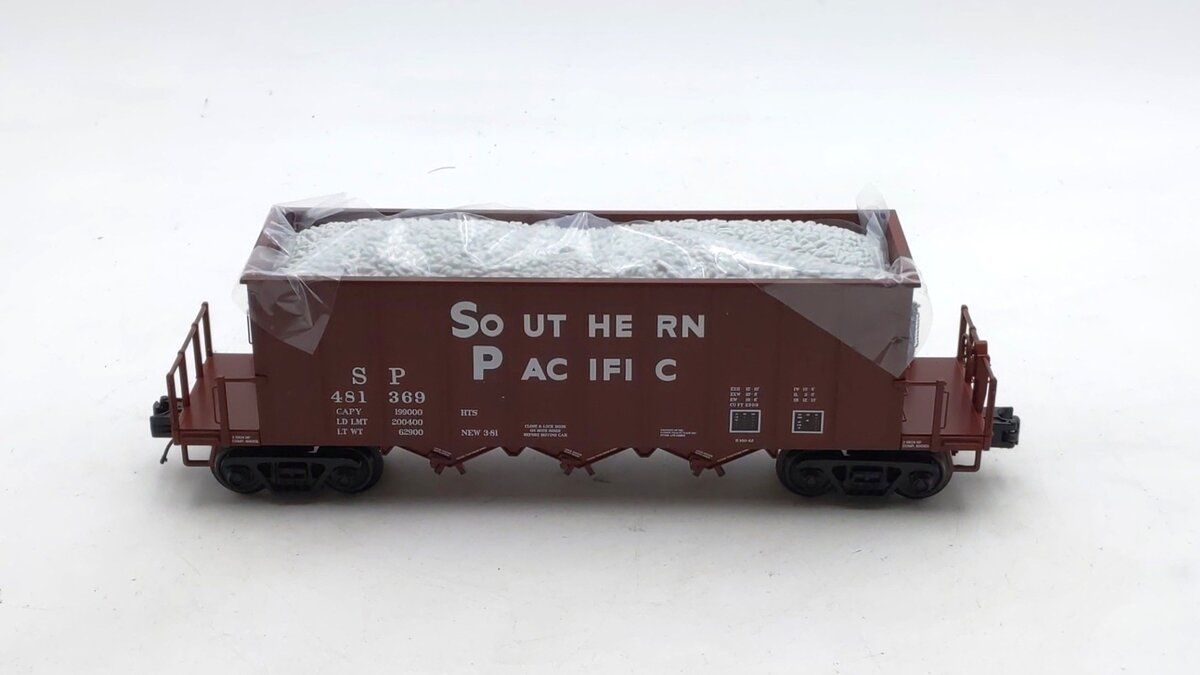 Atlas 3001465-3 O Gauge Southern Pacific Rapid Discharge Hopper #481369 (3-Rail) LN/Box