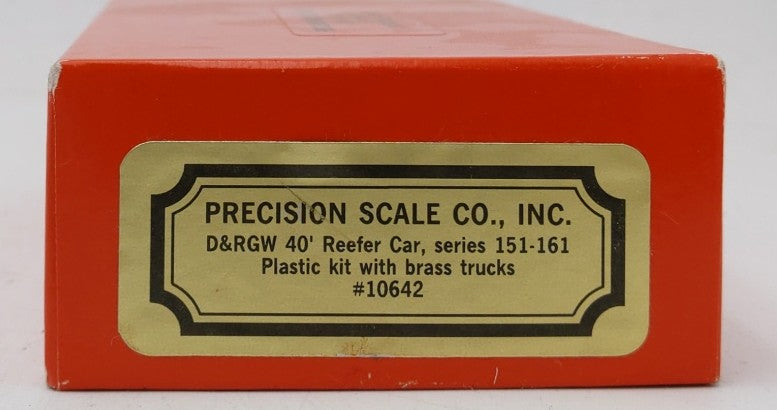 Precision Scale Company 10642 HO DRGW 40' Reefer 150-161 Kit NIB