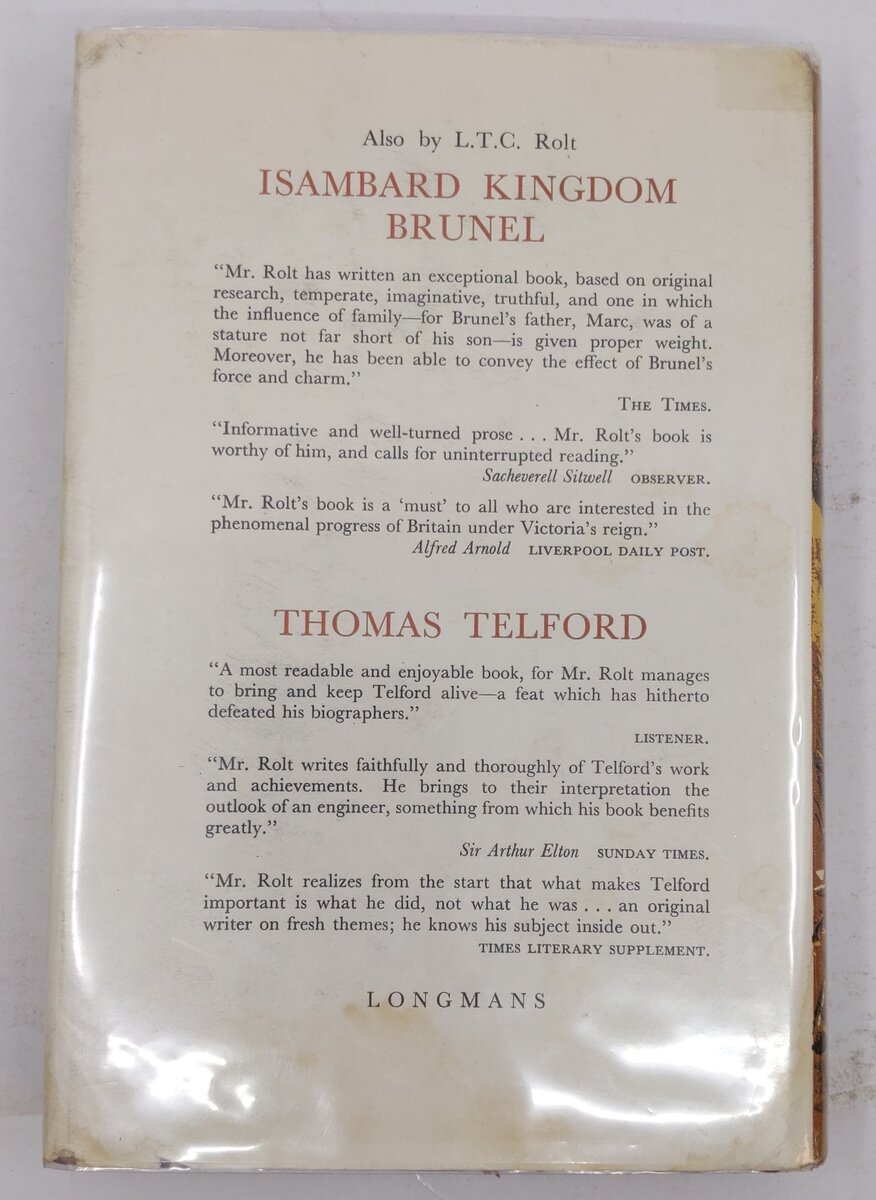 George and Robert Stephenson Hardcover Book By L. T. C. Rolt VG