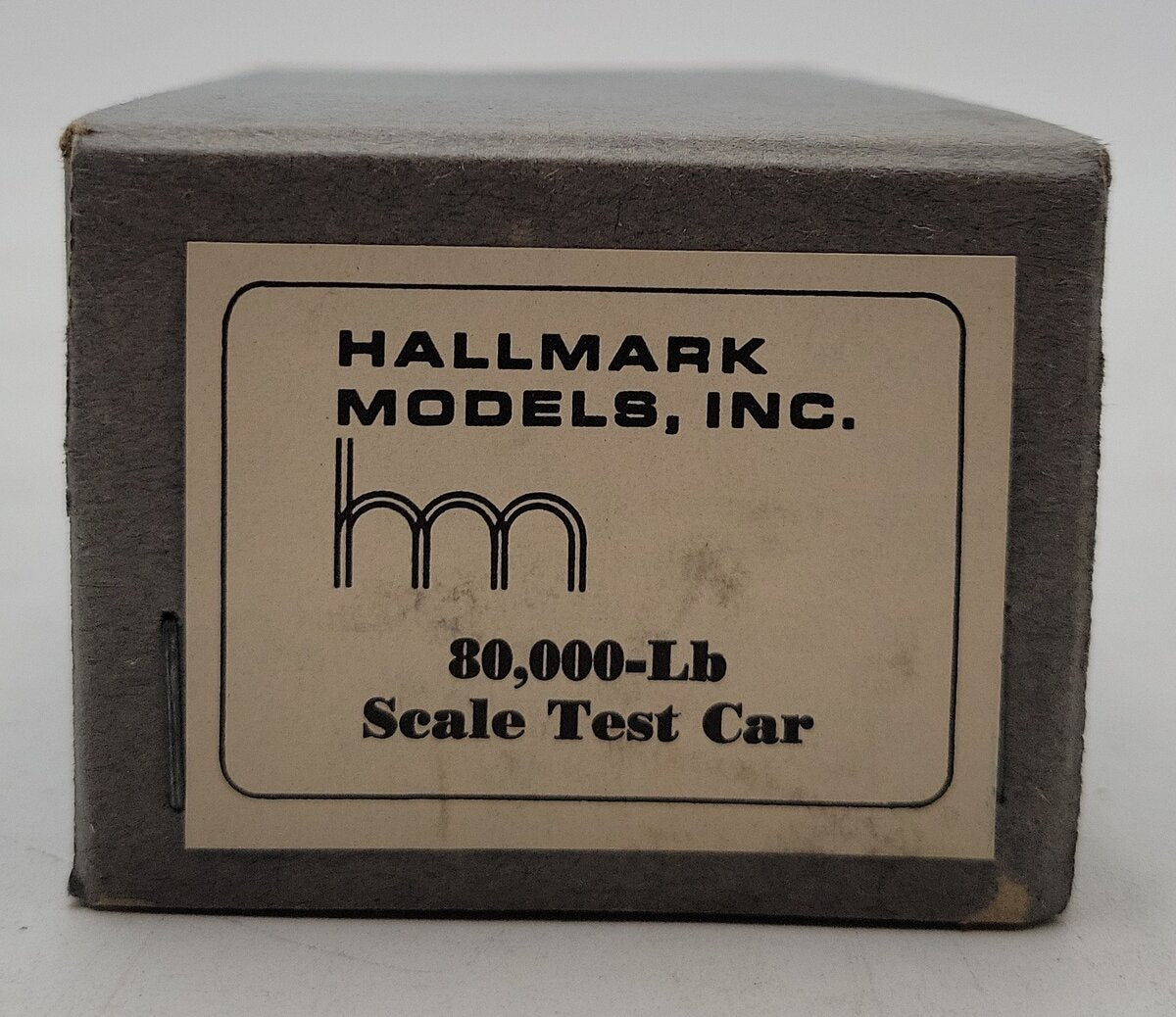 Hallmark Models HO Scale Brass 80,000 Test Weight Car EX/Box