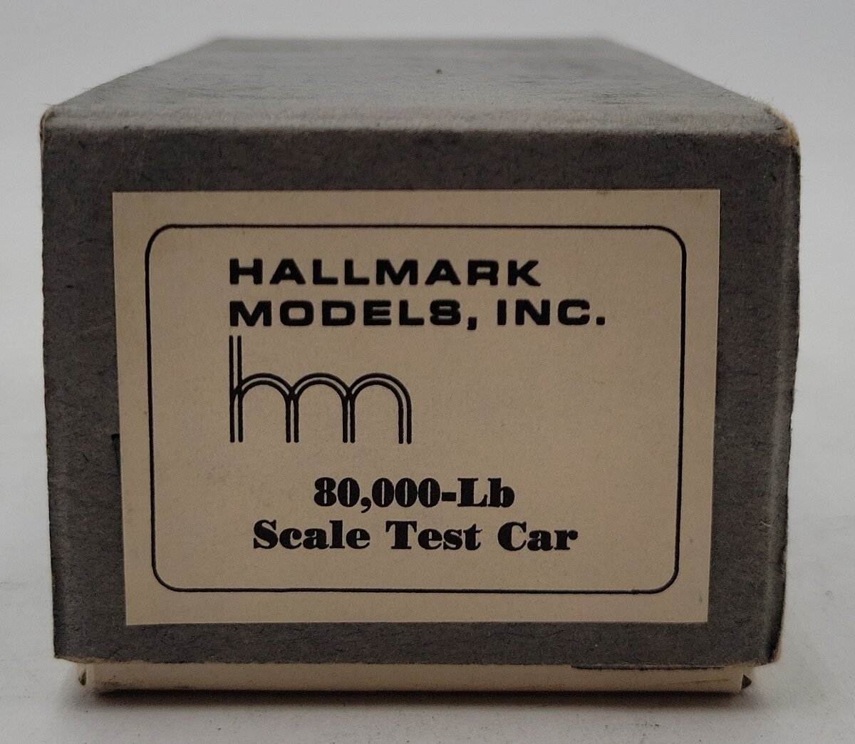 Hallmark Models HO Scale Brass 80,000 Test Weight Car EX/Box