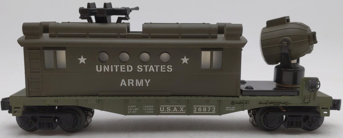 Lionel 6-26872 O Gauge U.S. Army Security Car #26872 LN/Box