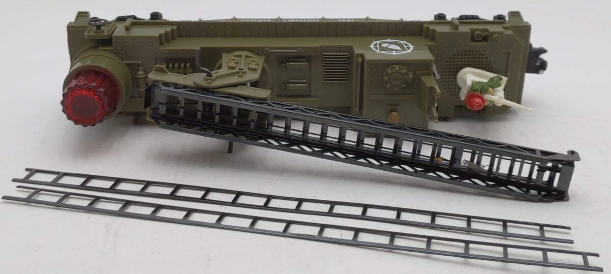 Lionel 6-16726 O Gauge Army Fire Ladder Car EX/Box
