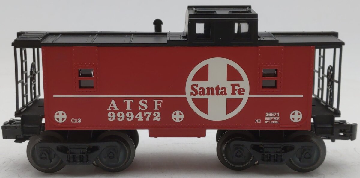 Lionel 6-36574 Santa Fe Square Window Caboose #999472 LN/Box