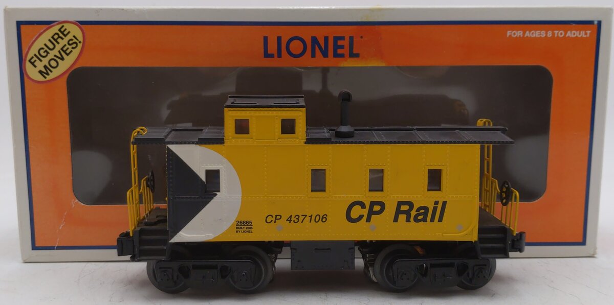 Lionel 6-26865 O Gauge CP Operating Animated Caboose #437106 EX/Box