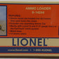 Lionel 6-14244 O Gauge Ammo Loader With Ammo BoxCar #36802 NIB