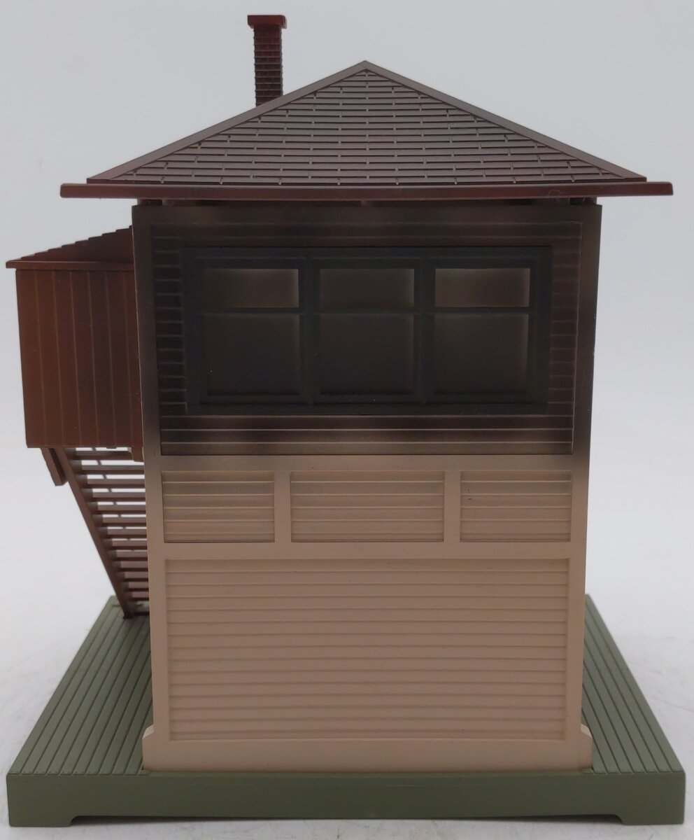 Lionel 6-14201 O Gauge Burning Switch Tower Built Building LN/Box