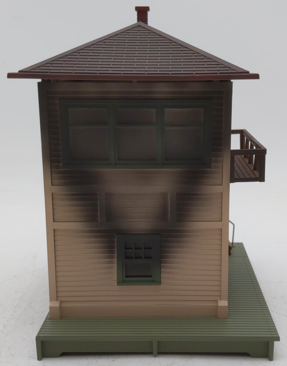 Lionel 6-14201 O Gauge Burning Switch Tower Built Building LN/Box