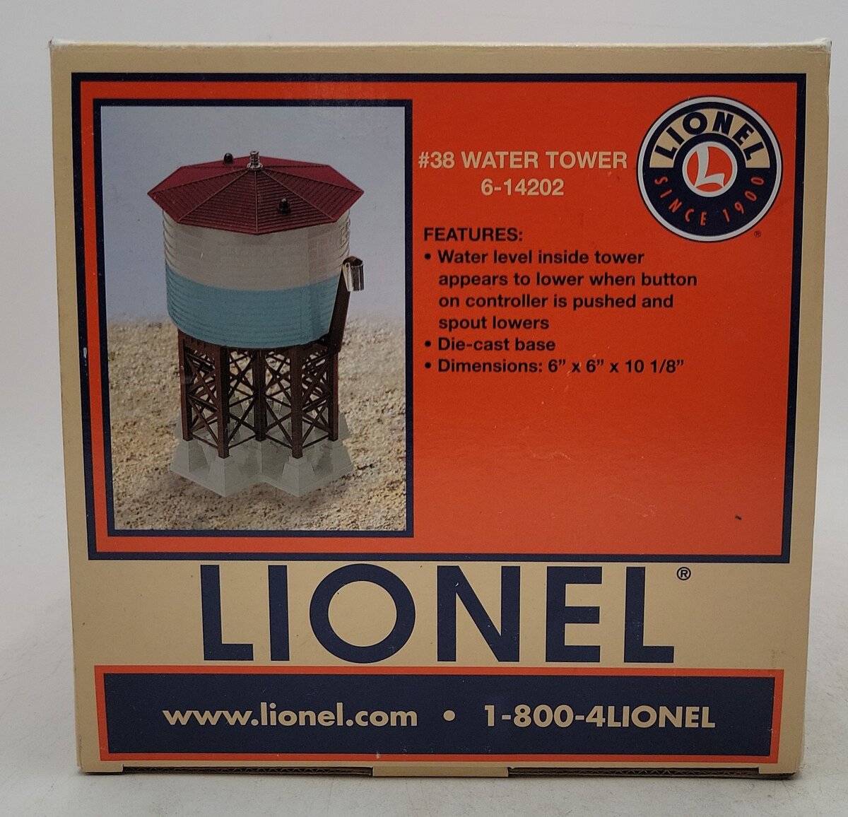 Lionel 6-14202 38 Operating Water Tower EX/Box