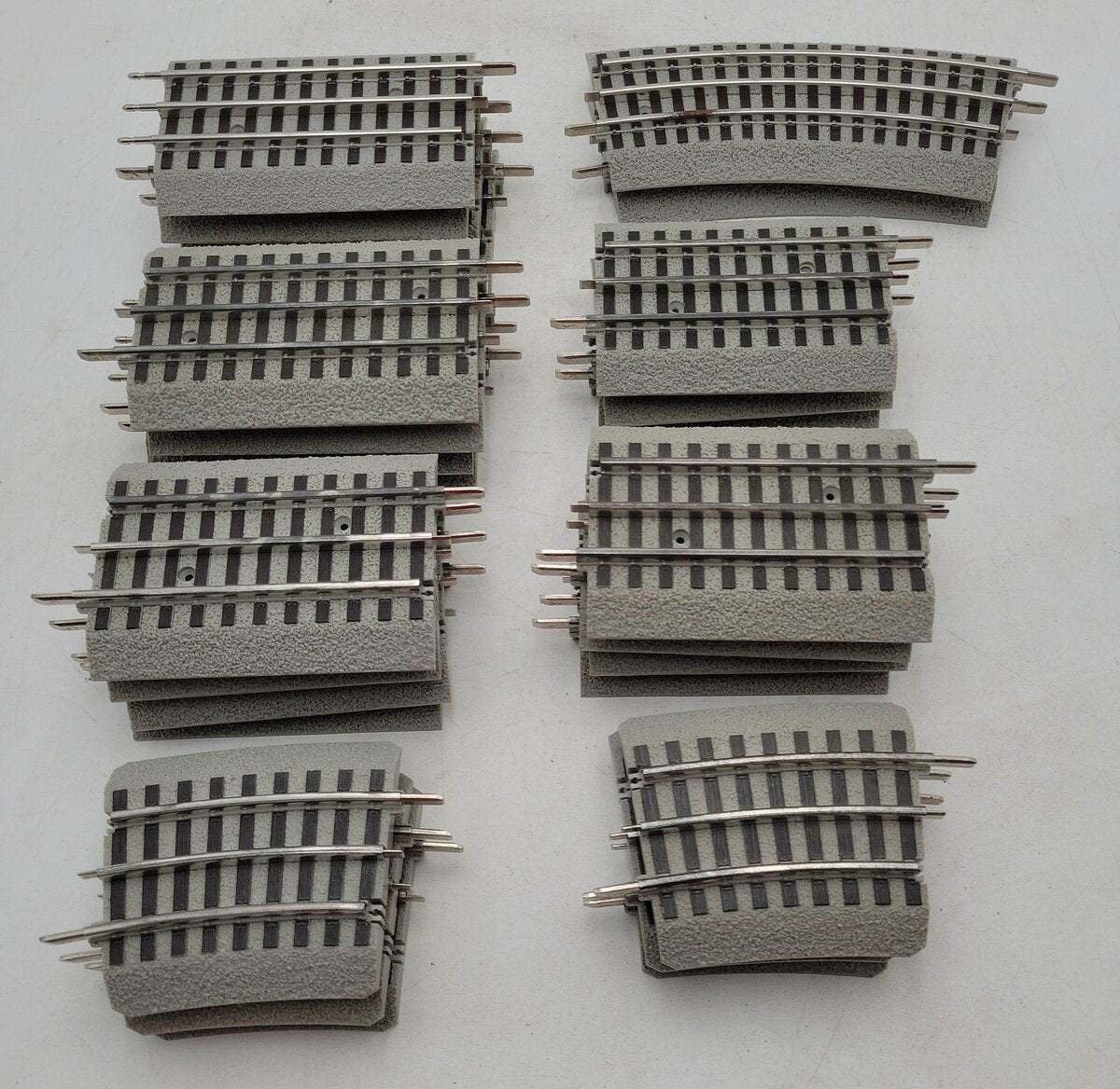 Lionel O Gauge FasTrack Sections: 6-12023, 6-12040, 6-12025, 6-12022 [27] EX