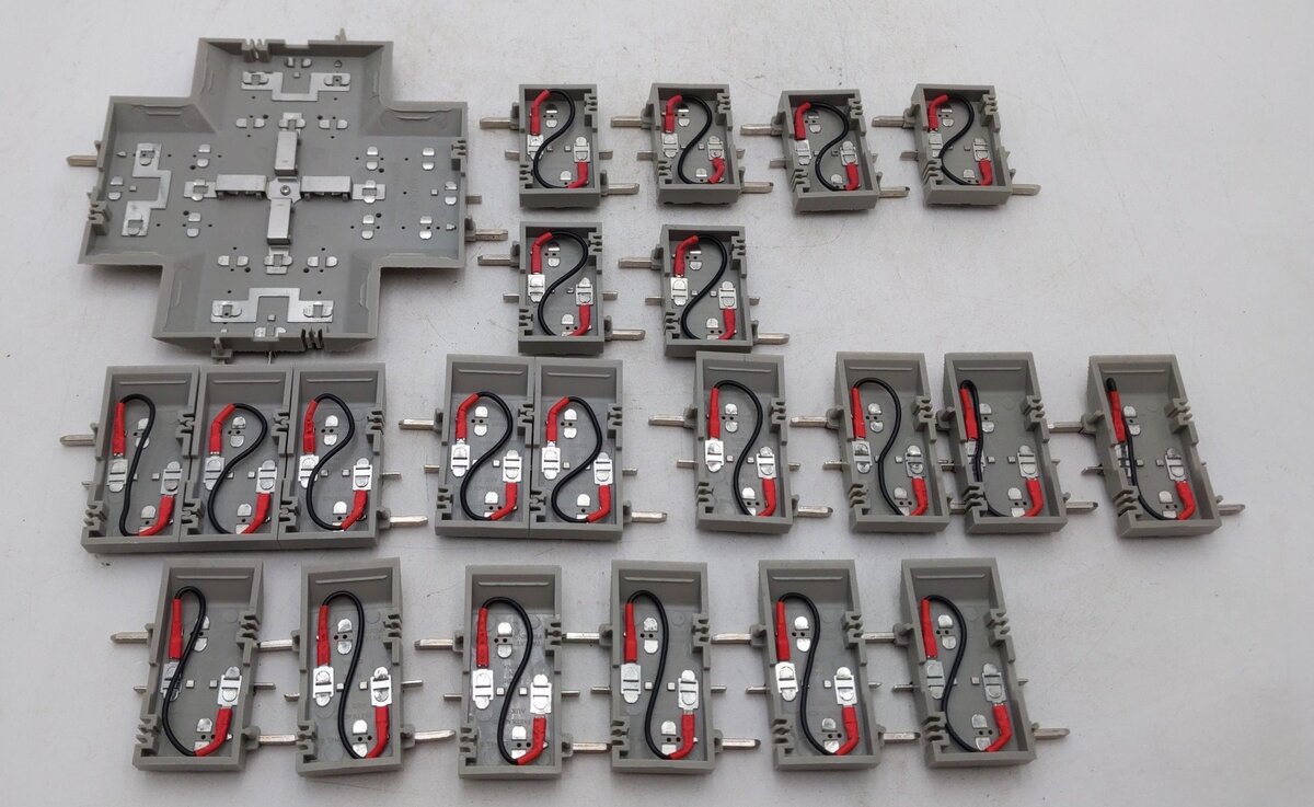 Lionel 6-12019 O 90 Degree FasTrack Crossover & Auxiliary T1 & T2 [22] EX