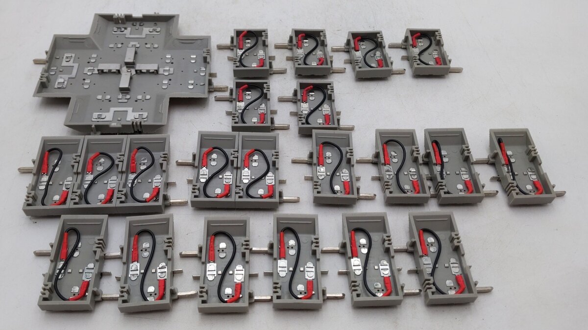 Lionel 6-12019 O 90 Degree FasTrack Crossover & Auxiliary T1 & T2 [22] EX
