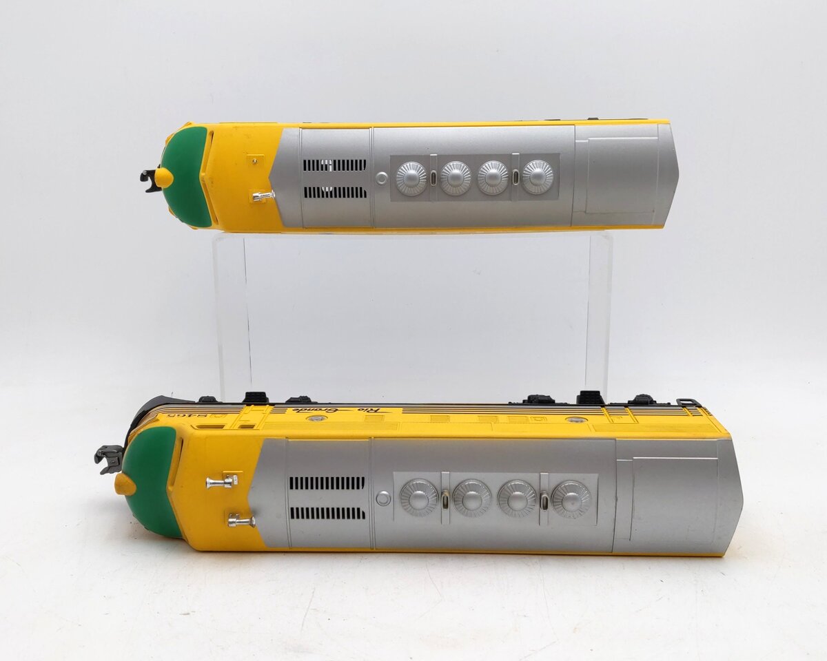 Lionel 6-8464 & 6-8465 O Gauge Rio Grande F3 AA Powered Diesel Locomotive Set VG