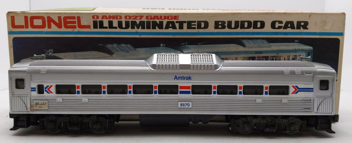 Lionel 6-8870 O Gauge Amtrak 90 RDC-1 Non-Powered Passenger #8870 EX/Box