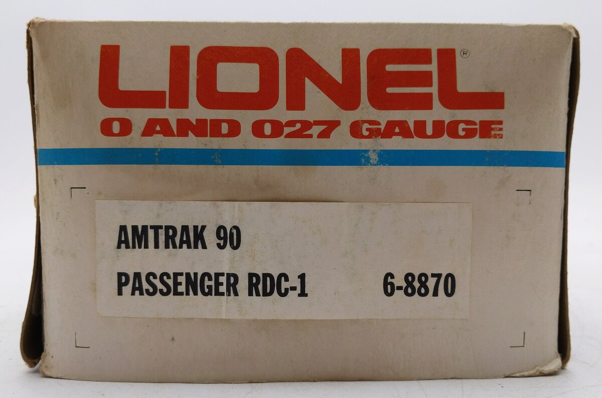 Lionel 6-8870 O Gauge Amtrak 90 RDC-1 Non-Powered Passenger #8870 EX/Box