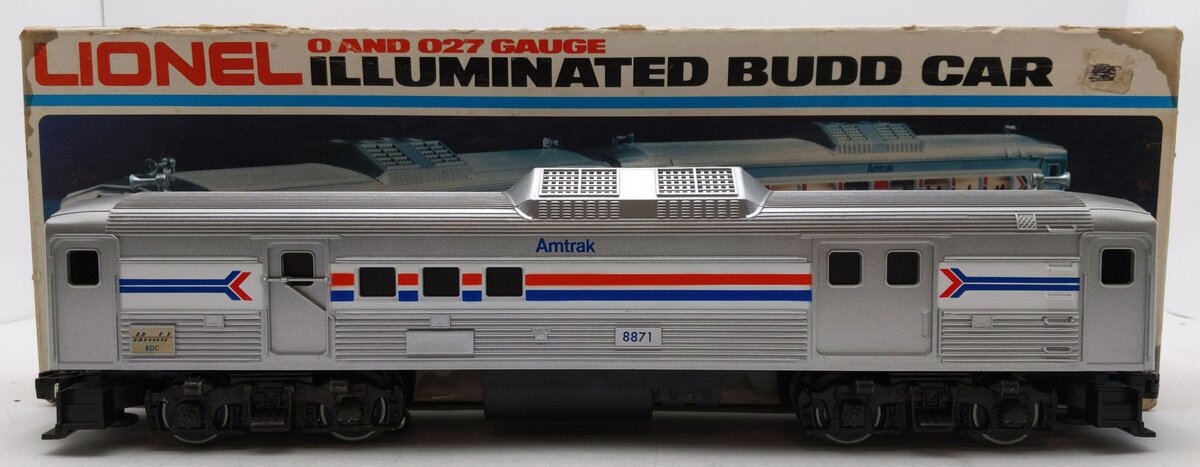 Lionel 6-8871 O Gauge Amtrak Dummy RDC-4 Baggage/Mail Car #8871 EX/Box