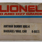 Lionel 6-8871 O Gauge Amtrak Dummy RDC-4 Baggage/Mail Car #8871 EX/Box