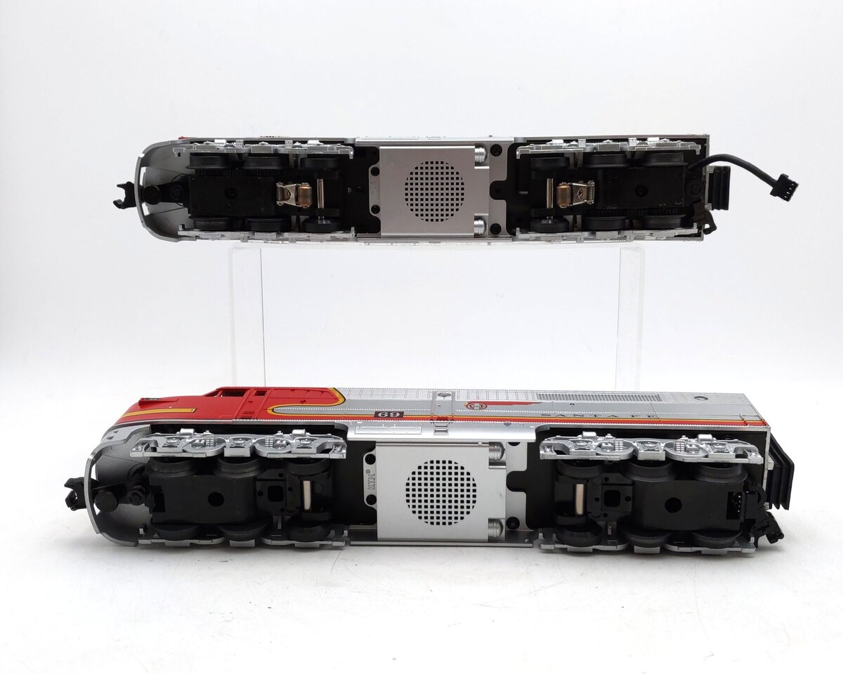 MTH 30-2150-1 Santa Fe Alco PA AA Diesel Engine Set w/PS1 #64/69 EX