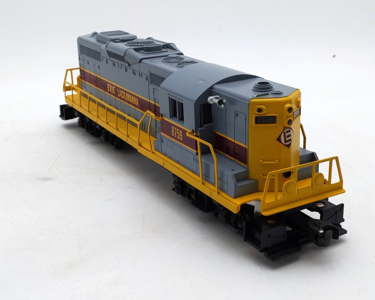 Lionel 6-8759 O Gauge Erie Lackawanna GP-9 Powered Diesel Locomotive EX