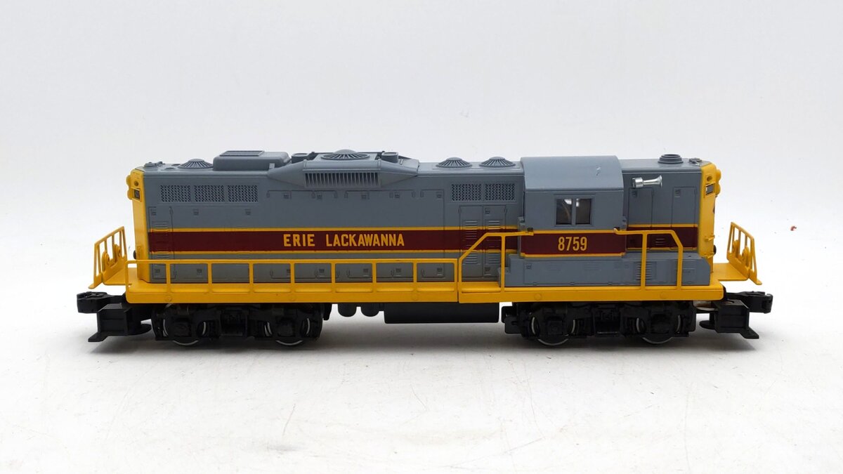 Lionel 6-8759 O Gauge Erie Lackawanna GP-9 Powered Diesel Locomotive EX