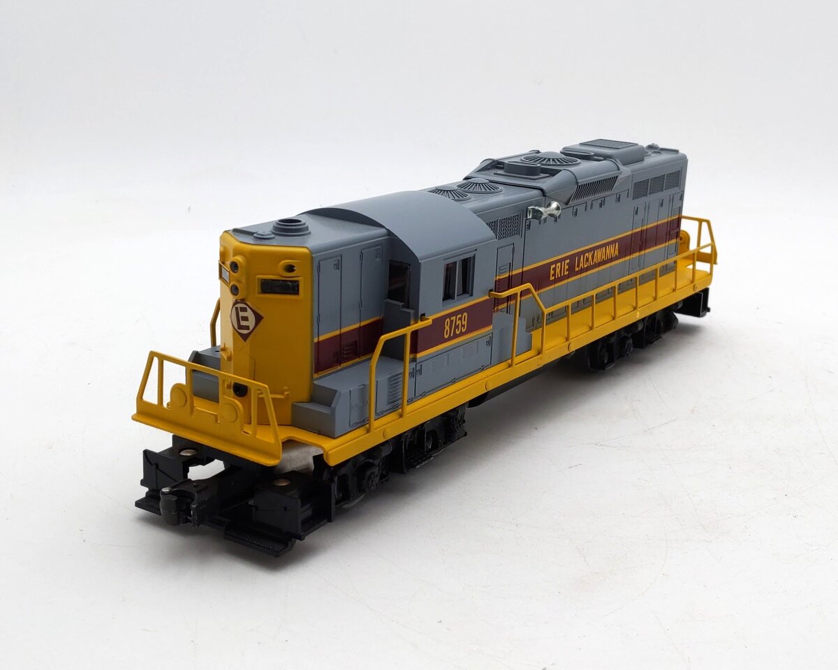 Lionel 6-8759 O Gauge Erie Lackawanna GP-9 Powered Diesel Locomotive EX