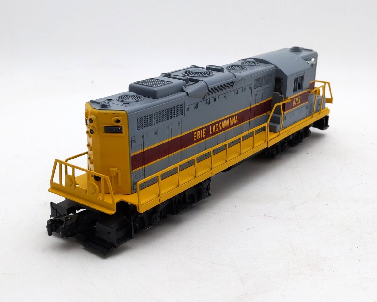 Lionel 6-8759 O Gauge Erie Lackawanna GP-9 Powered Diesel Locomotive EX